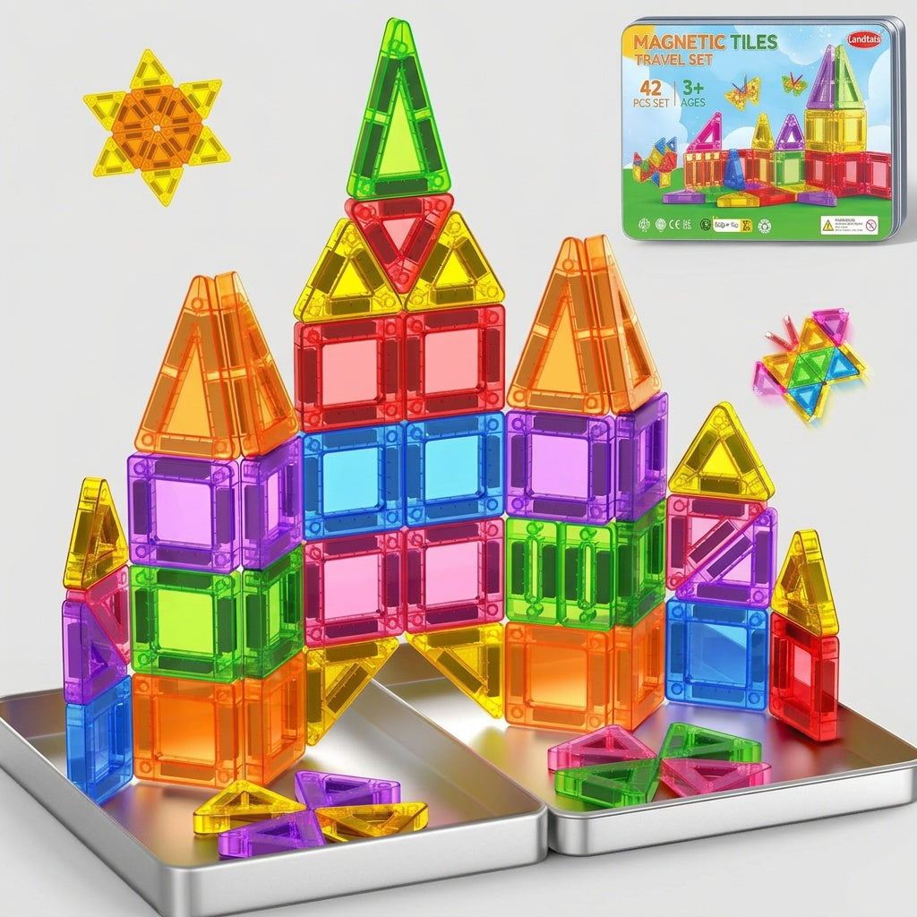 Magnetic Tiles Travel Set